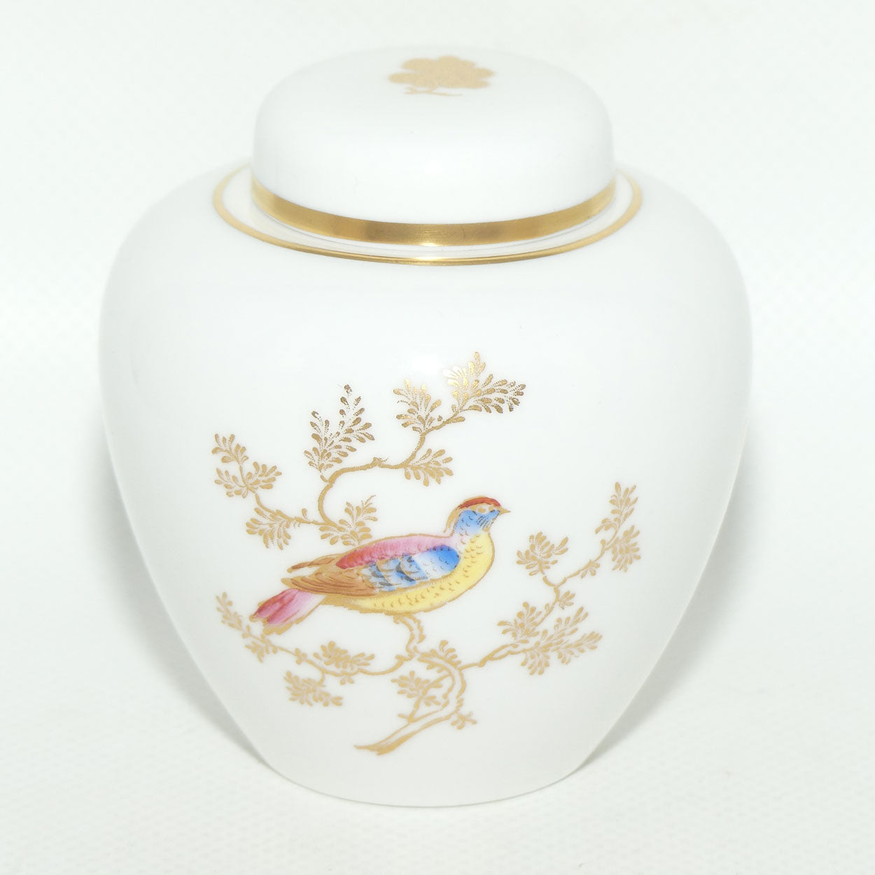 Spode Bird Motif miniature ginger jar