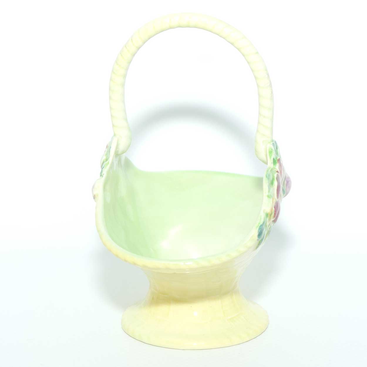 Carlton Ware miniature floral embossed basket