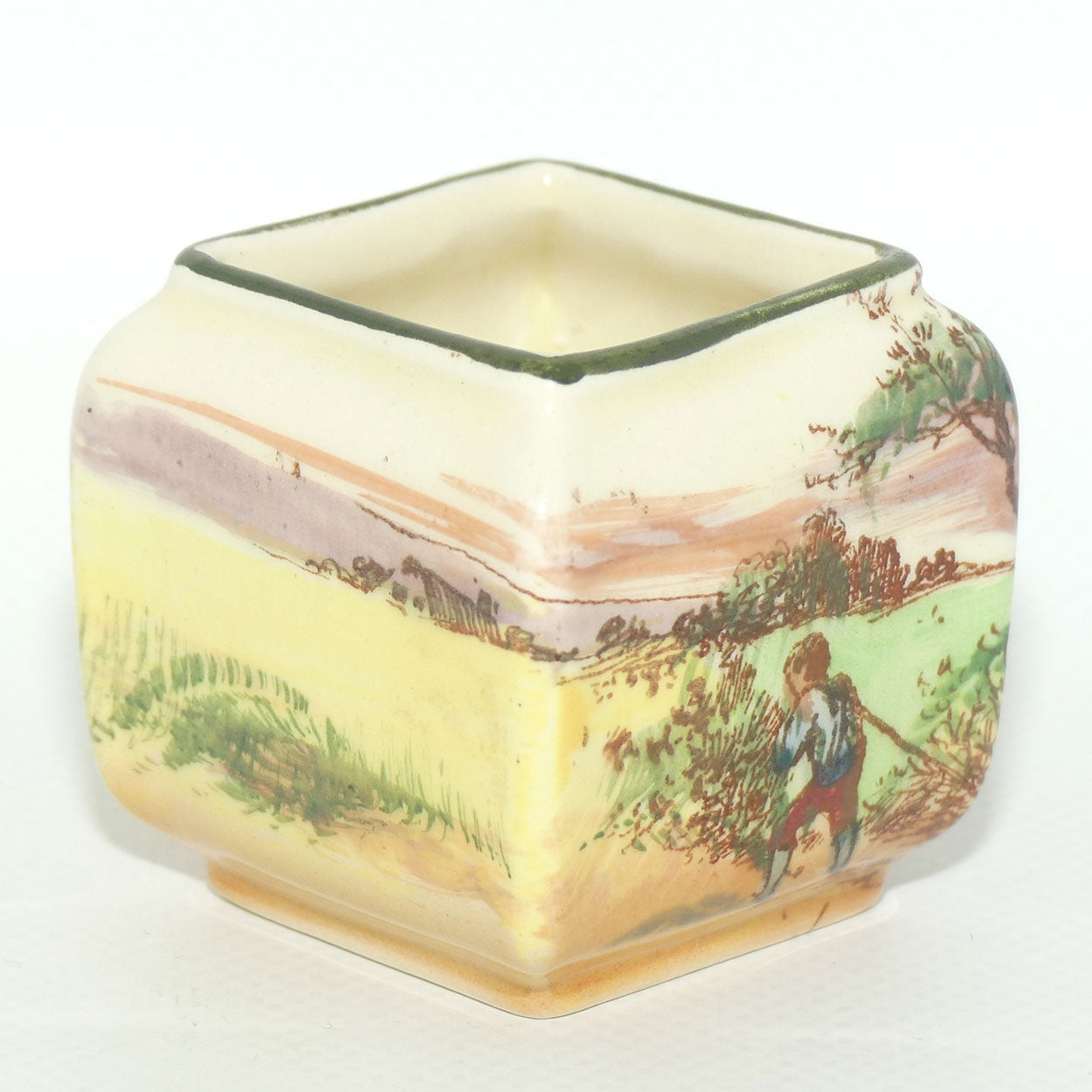 Royal Doulton Rustic England miniature box vase D5694
