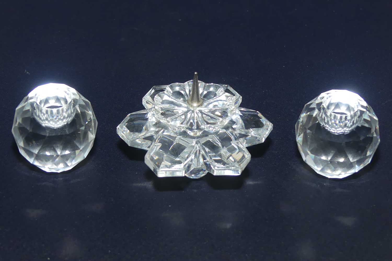 Swarovski Crystal | collection of small Candle Holders | no box