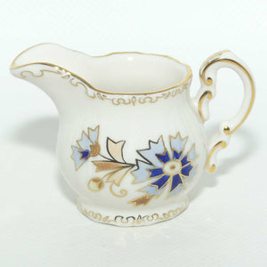 Zsolnay Hungary miniature creamer | Cornflower pattern