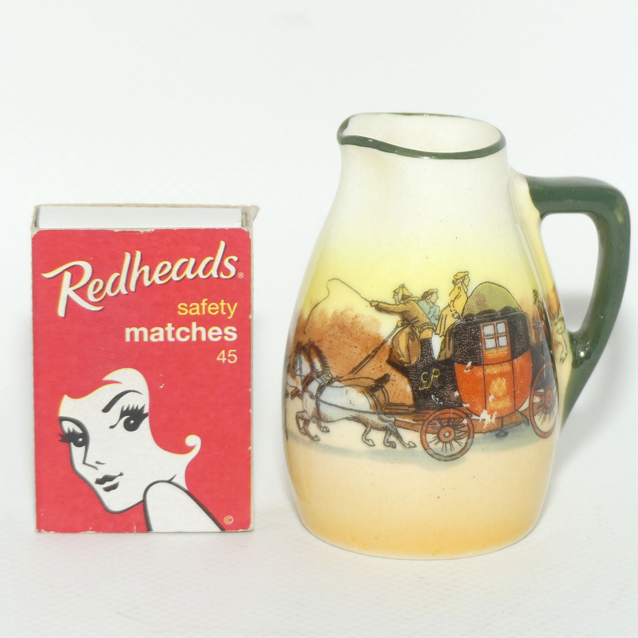 Royal Doulton Coaching Days miniature jug E3804