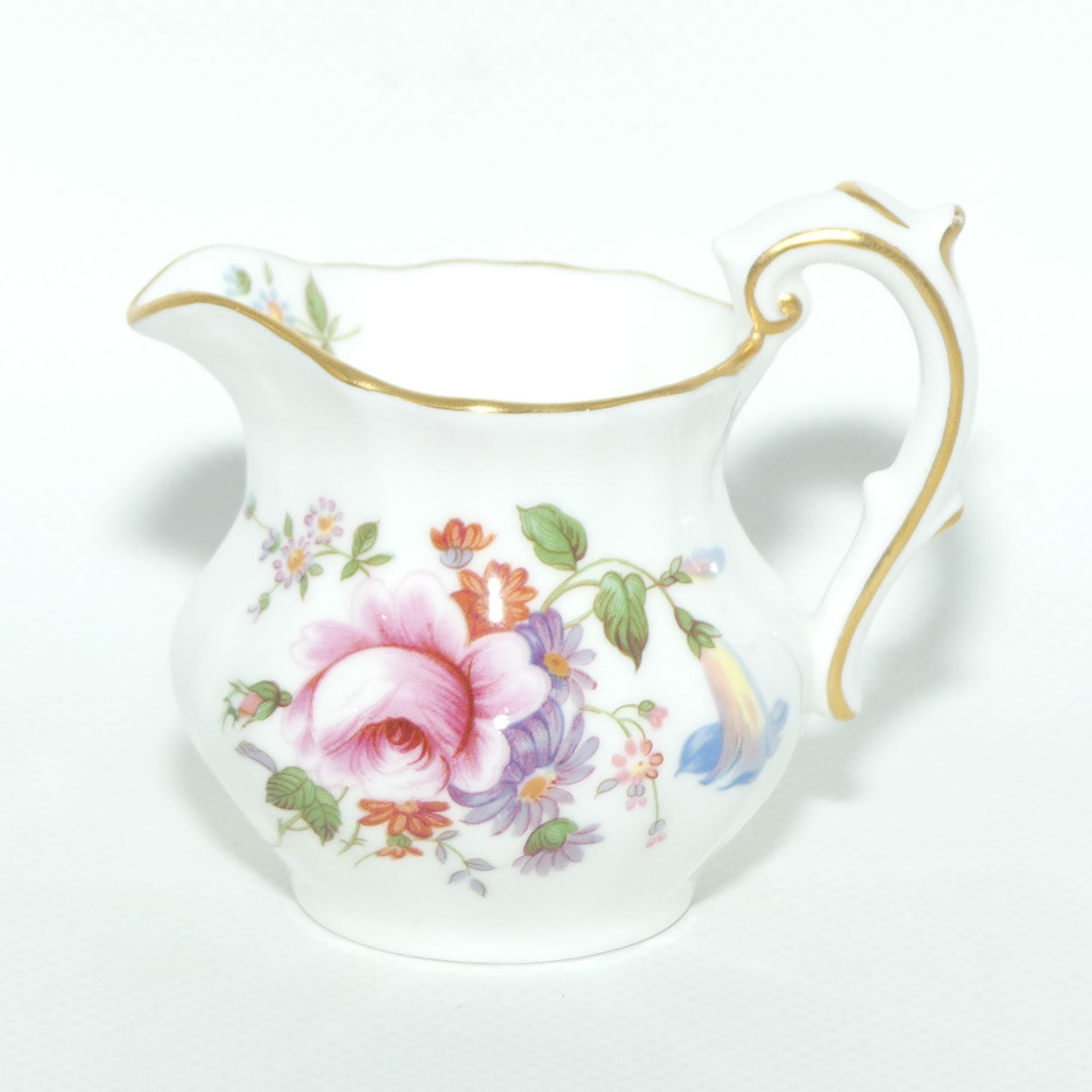 Royal Crown Derby Derby Posies milk jug and sugar bowl | mini size