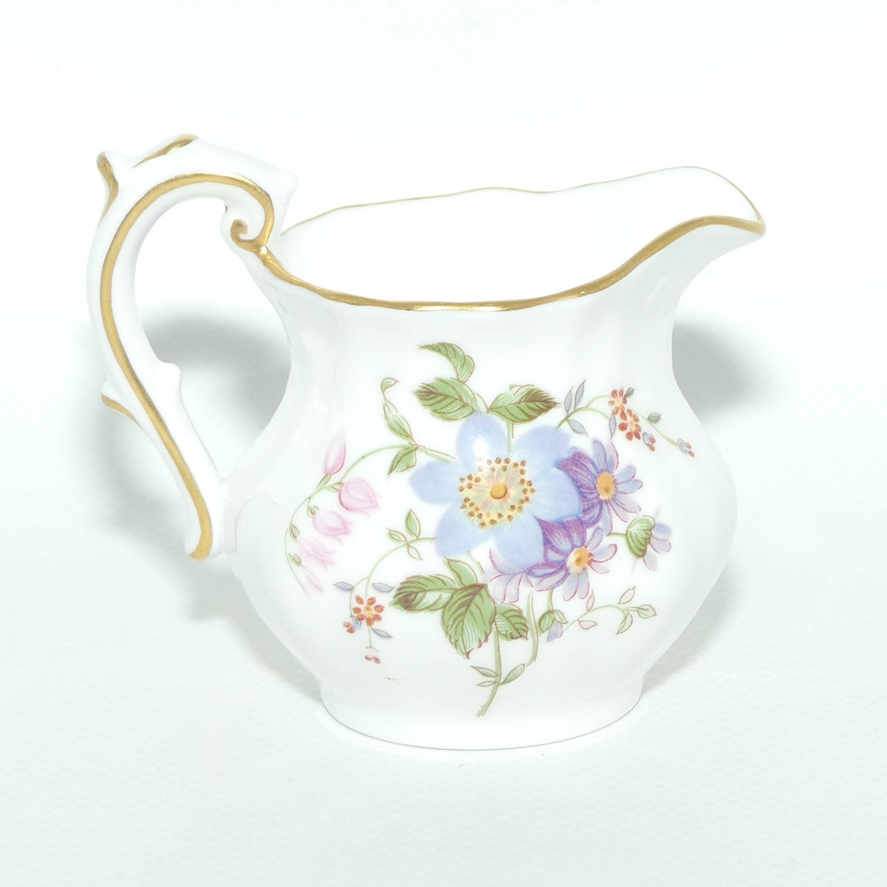 Royal Crown Derby Derby Posies milk jug and sugar bowl | mini size