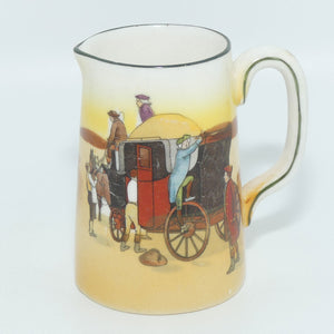 Royal Doulton Coaching Days Rope twist handle milk jug | Miniature