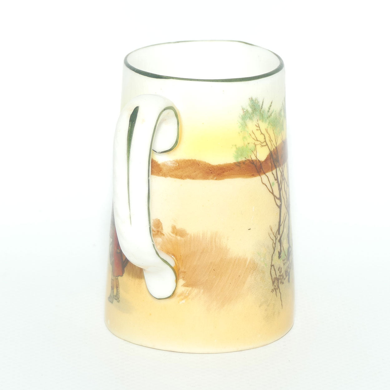 Royal Doulton Coaching Days Rope twist handle milk jug | Miniature