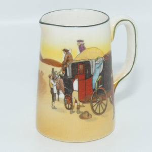 Royal Doulton Coaching Days Rope twist handle milk jug | Miniature