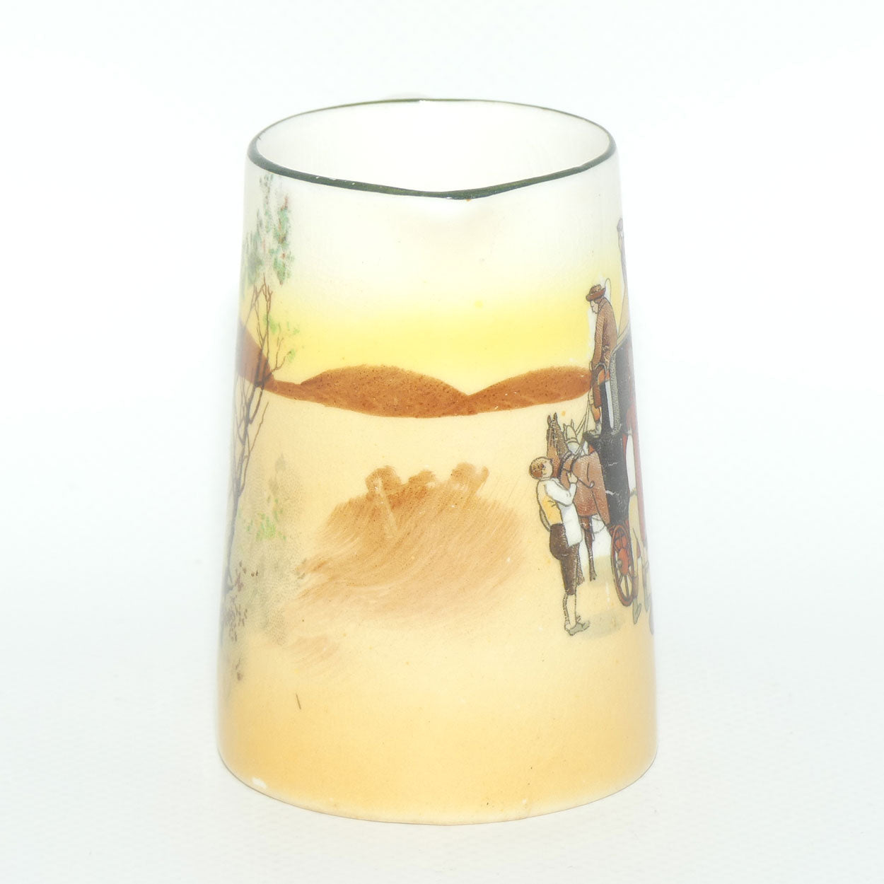 Royal Doulton Coaching Days Rope twist handle milk jug | Miniature