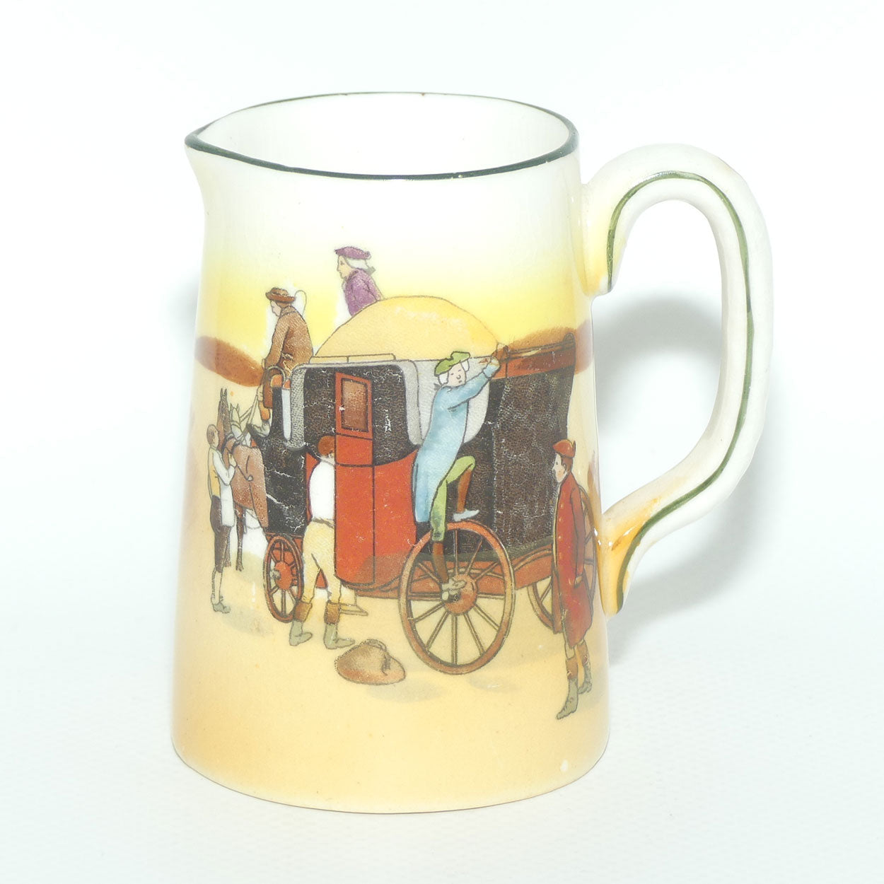 Royal Doulton Coaching Days Rope twist handle milk jug | Miniature