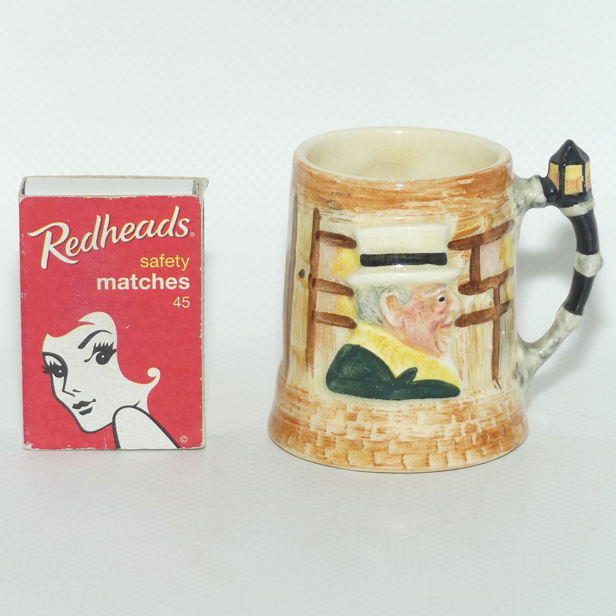 Lancaster and Sandland mug | Dickens low relief | Weller and Sairey Gamp | mini size