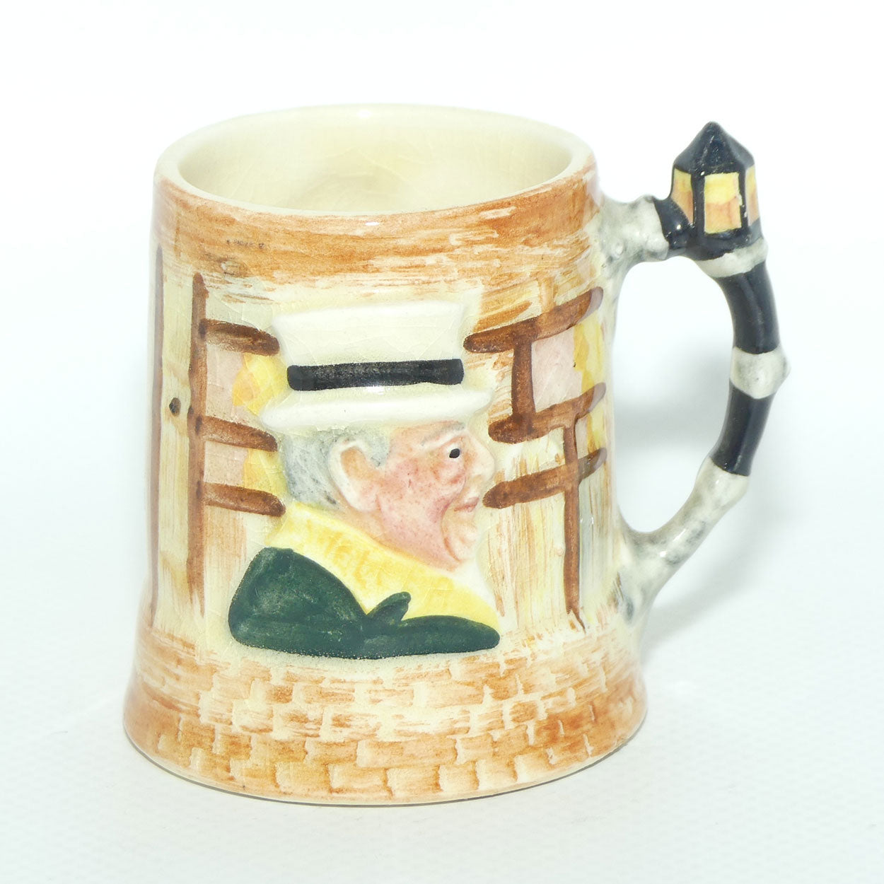 Lancaster and Sandland mug | Dickens low relief | Weller and Sairey Gamp | mini size