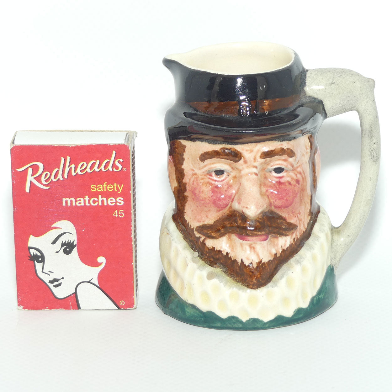 Lancaster and Sandland miniature character jug | Sir Walter Raleigh
