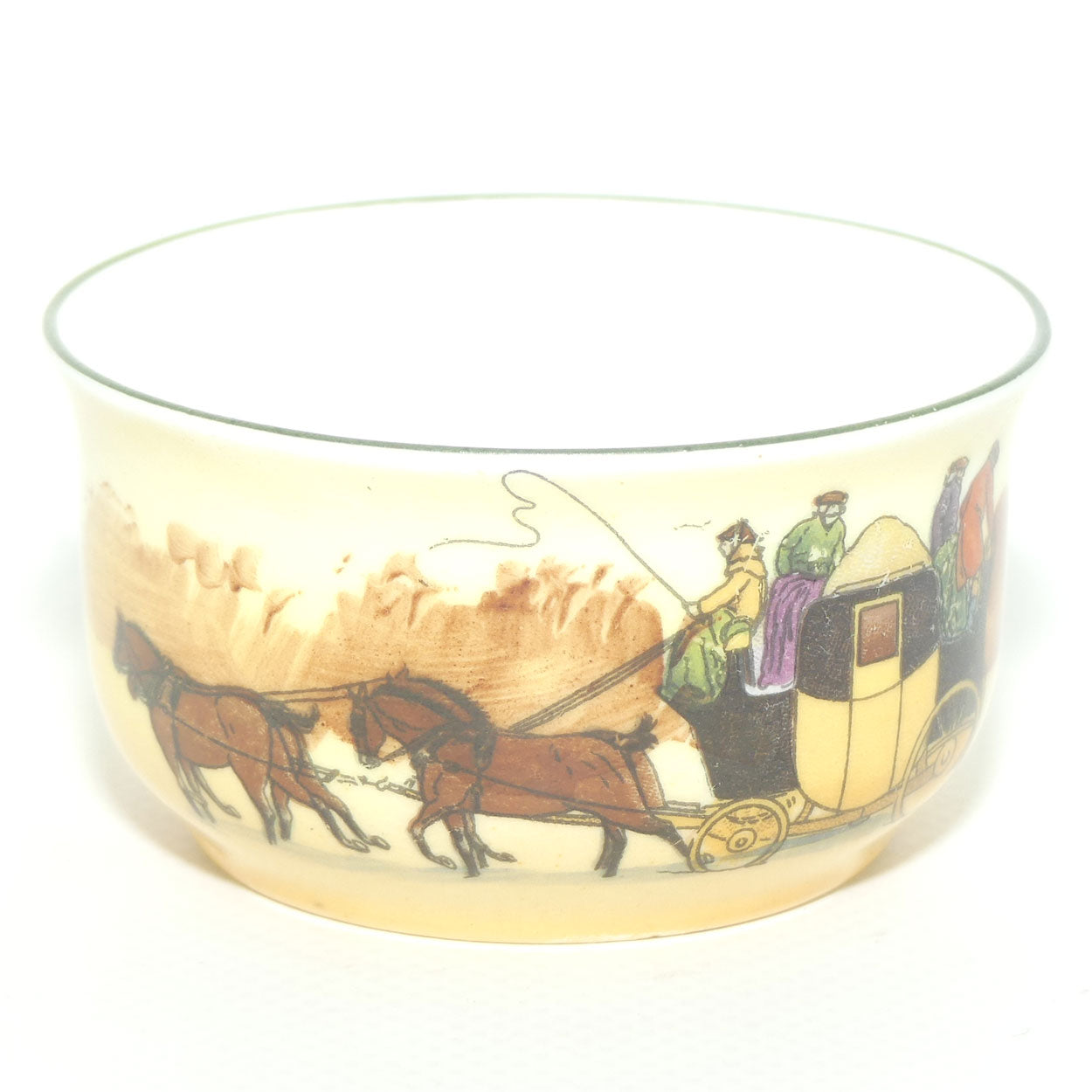 Royal Doulton Coaching Days miniature sugar bowl