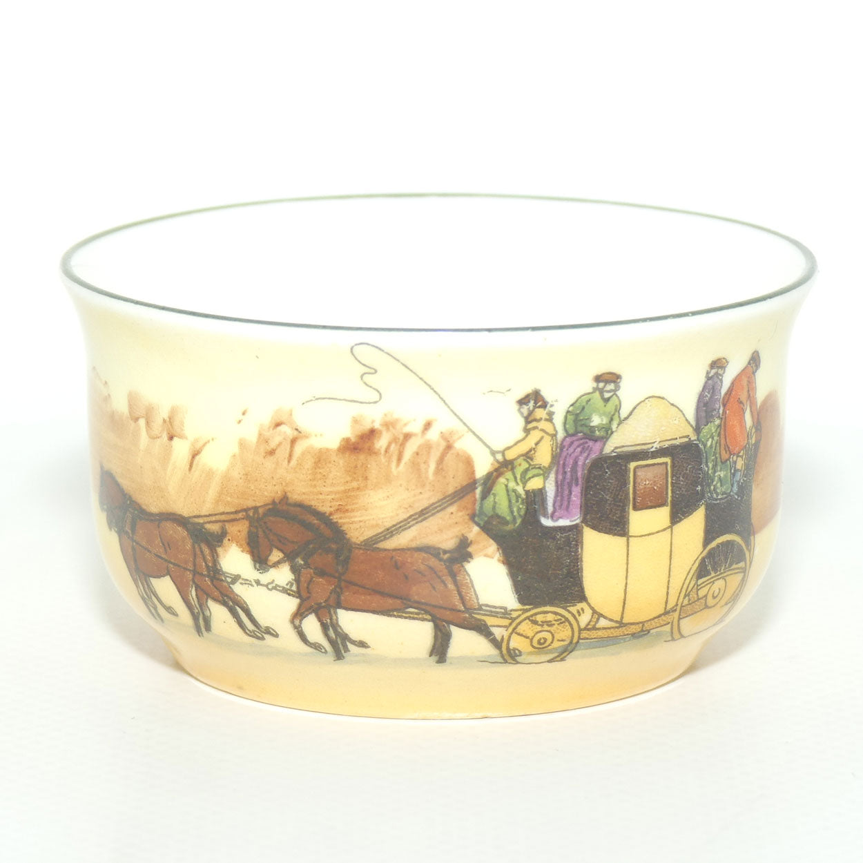 Royal Doulton Coaching Days miniature sugar bowl