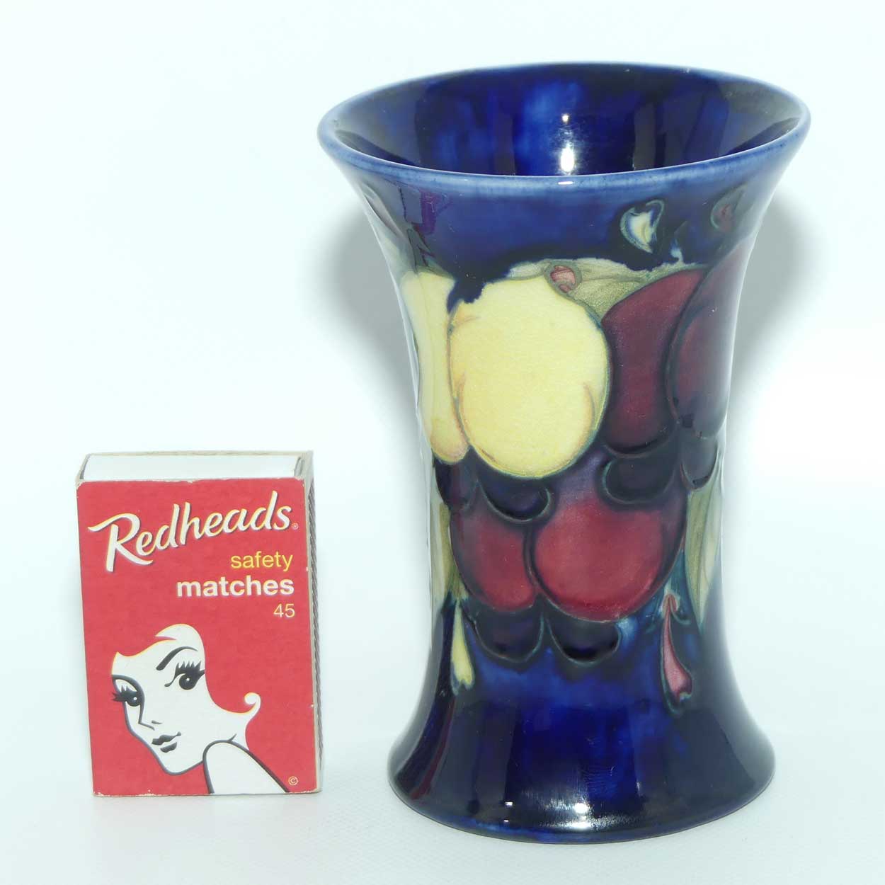 William Moorcroft Wisteria miniature trumpet vase