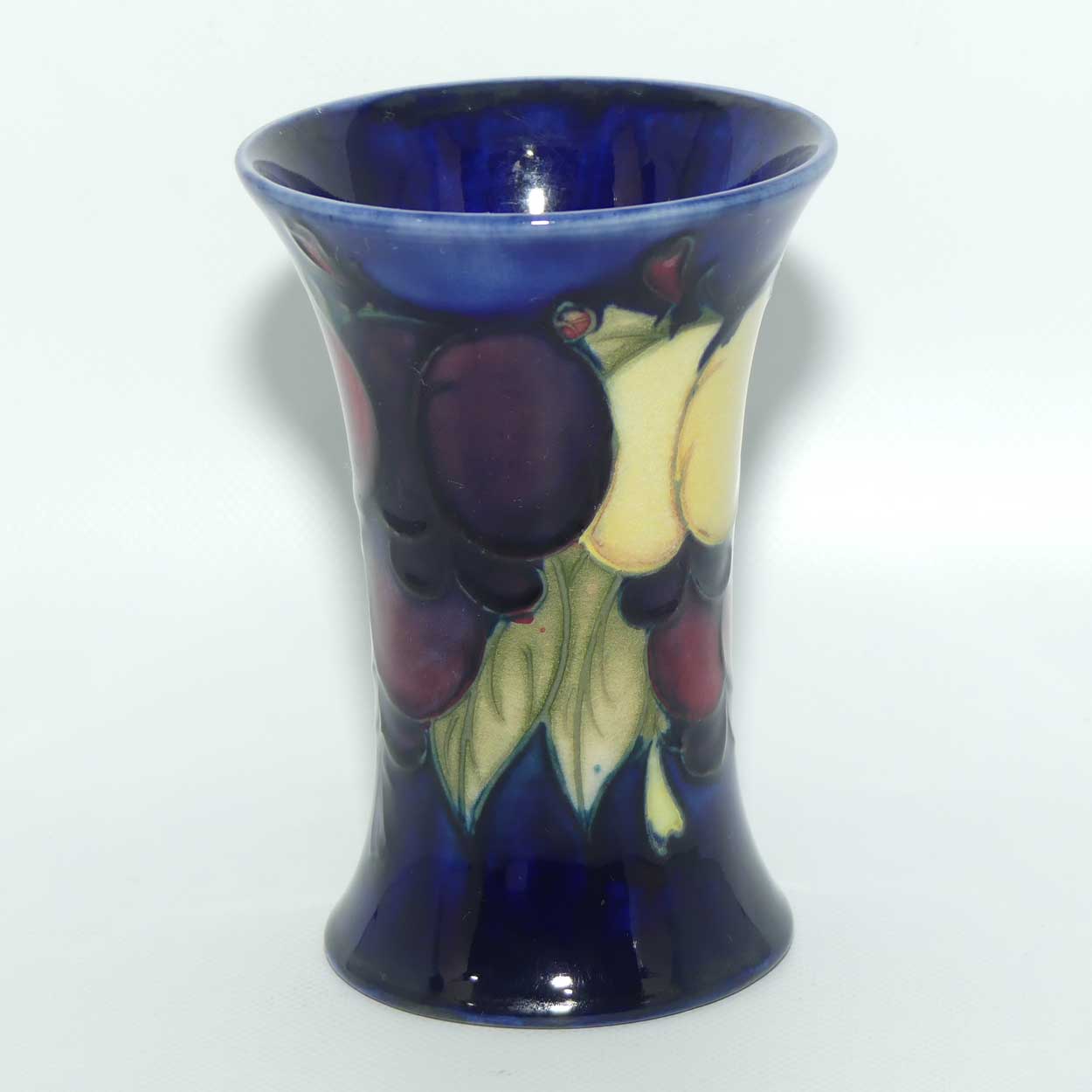 William Moorcroft Wisteria miniature trumpet vase