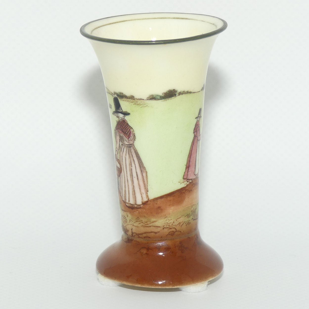 Royal Doulton Welsh miniature trumpet vase | E3794