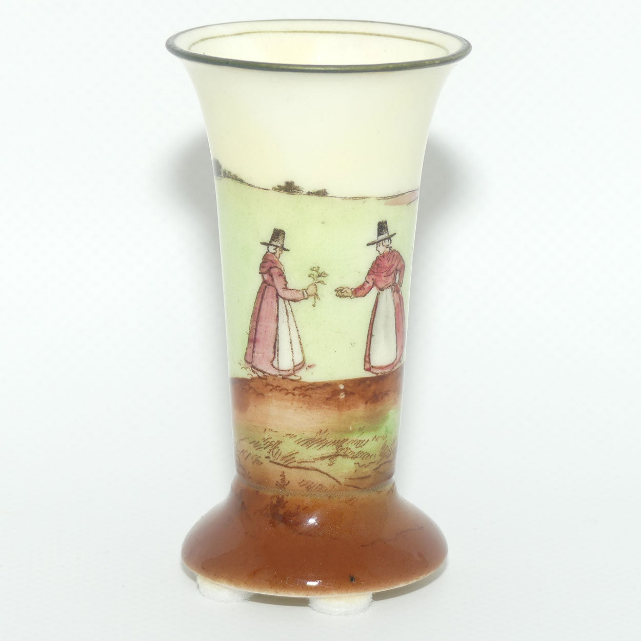 Royal Doulton Welsh miniature trumpet vase | E3794