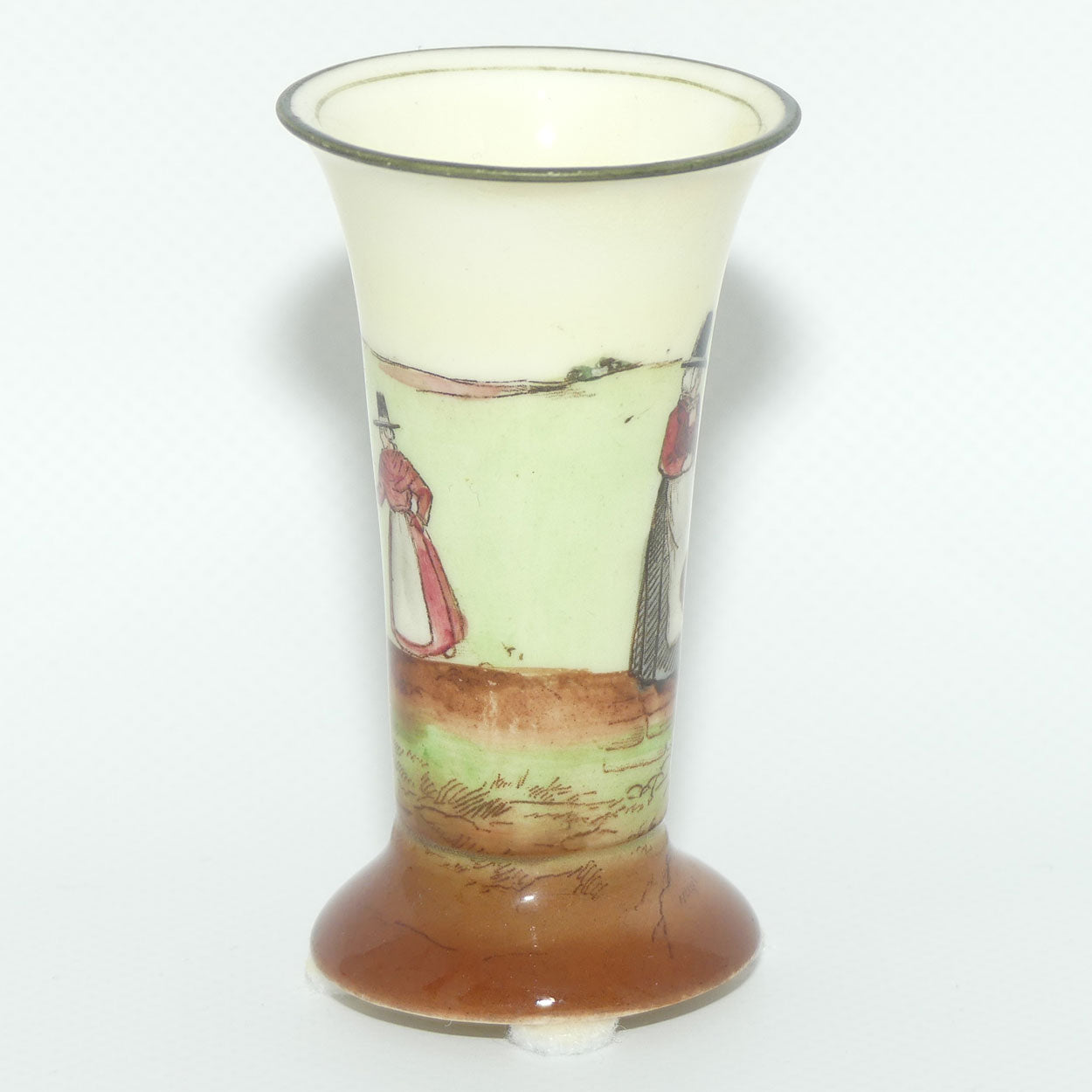 Royal Doulton Welsh miniature trumpet vase | E3794