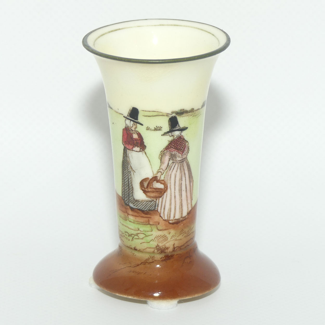 Royal Doulton Welsh miniature trumpet vase | E3794
