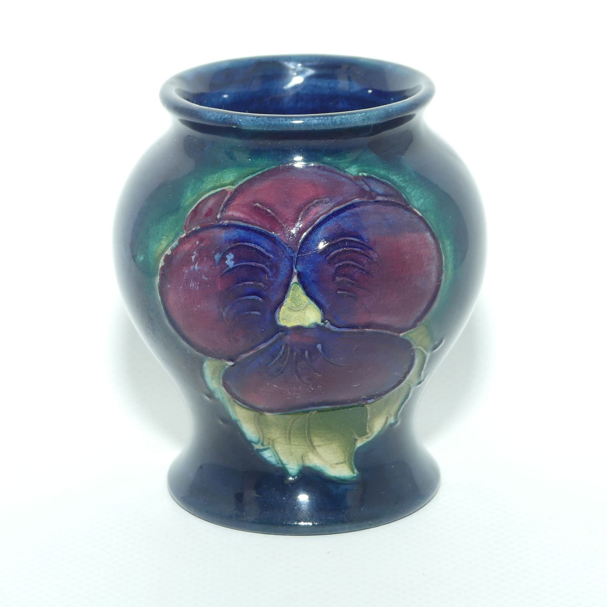 William Moorcroft Pansy small vase | #1 | Shape 146