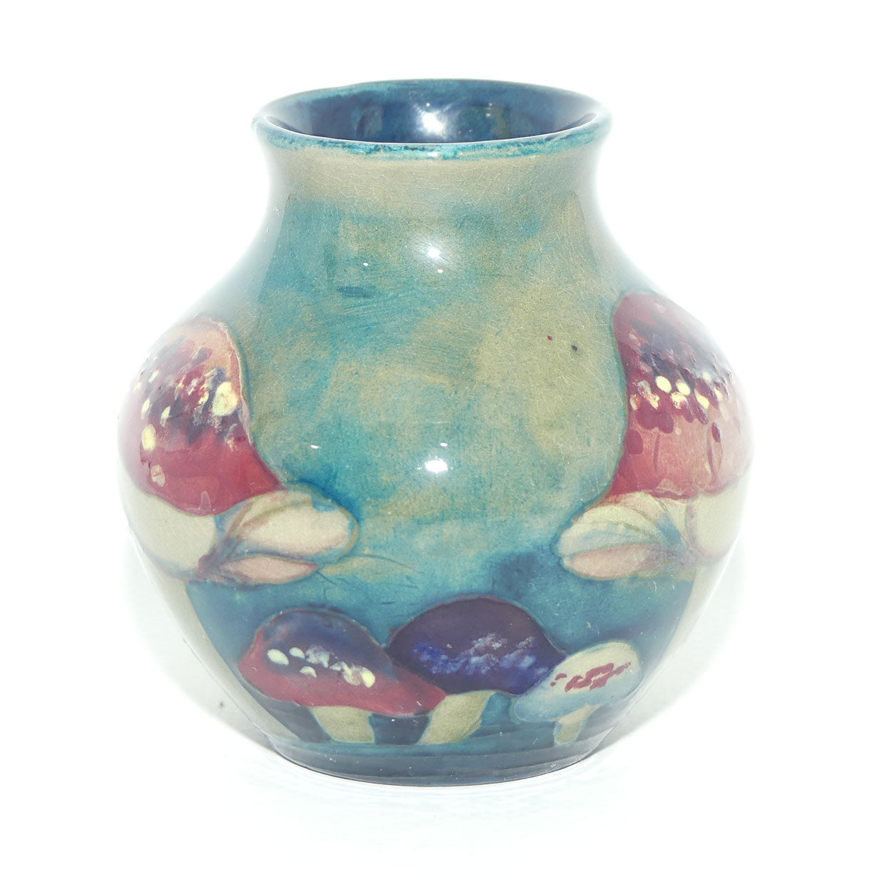 William Moorcroft Claremont vase | 11 Mushrooms