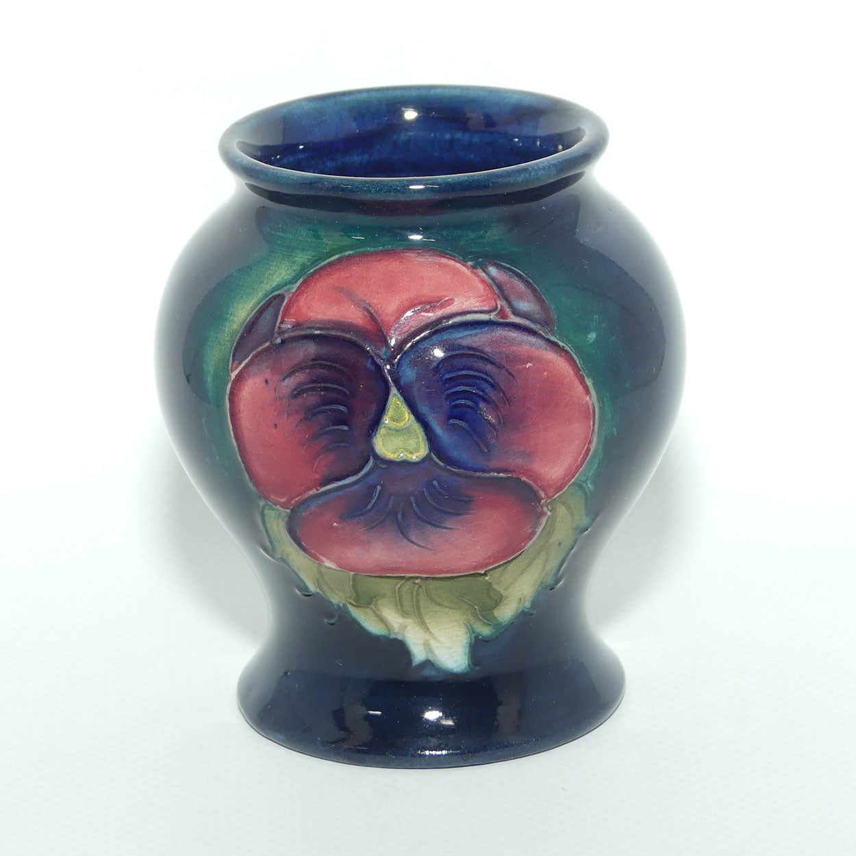 William Moorcroft Pansy small vase | #1 | Shape 146