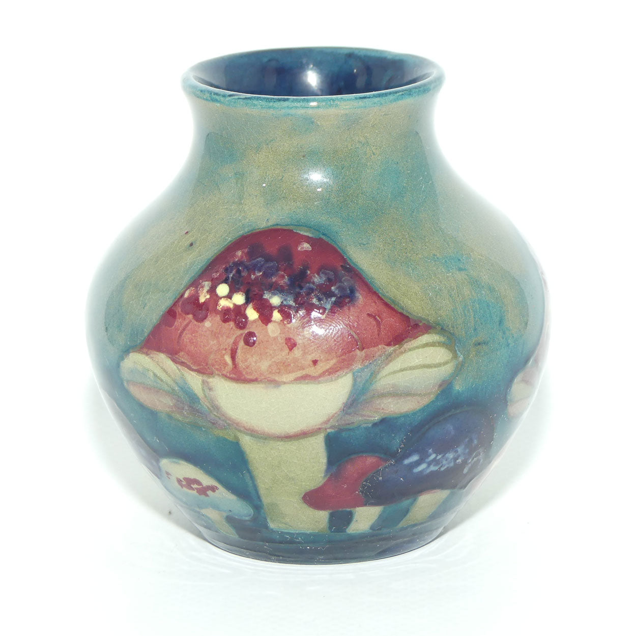 William Moorcroft Claremont vase | 11 Mushrooms