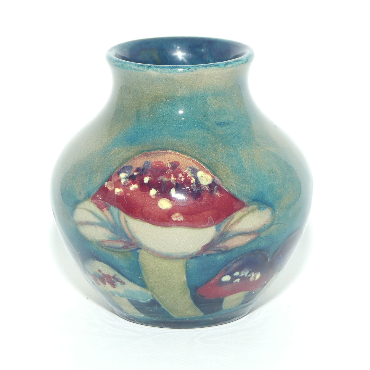William Moorcroft Claremont vase | 11 Mushrooms