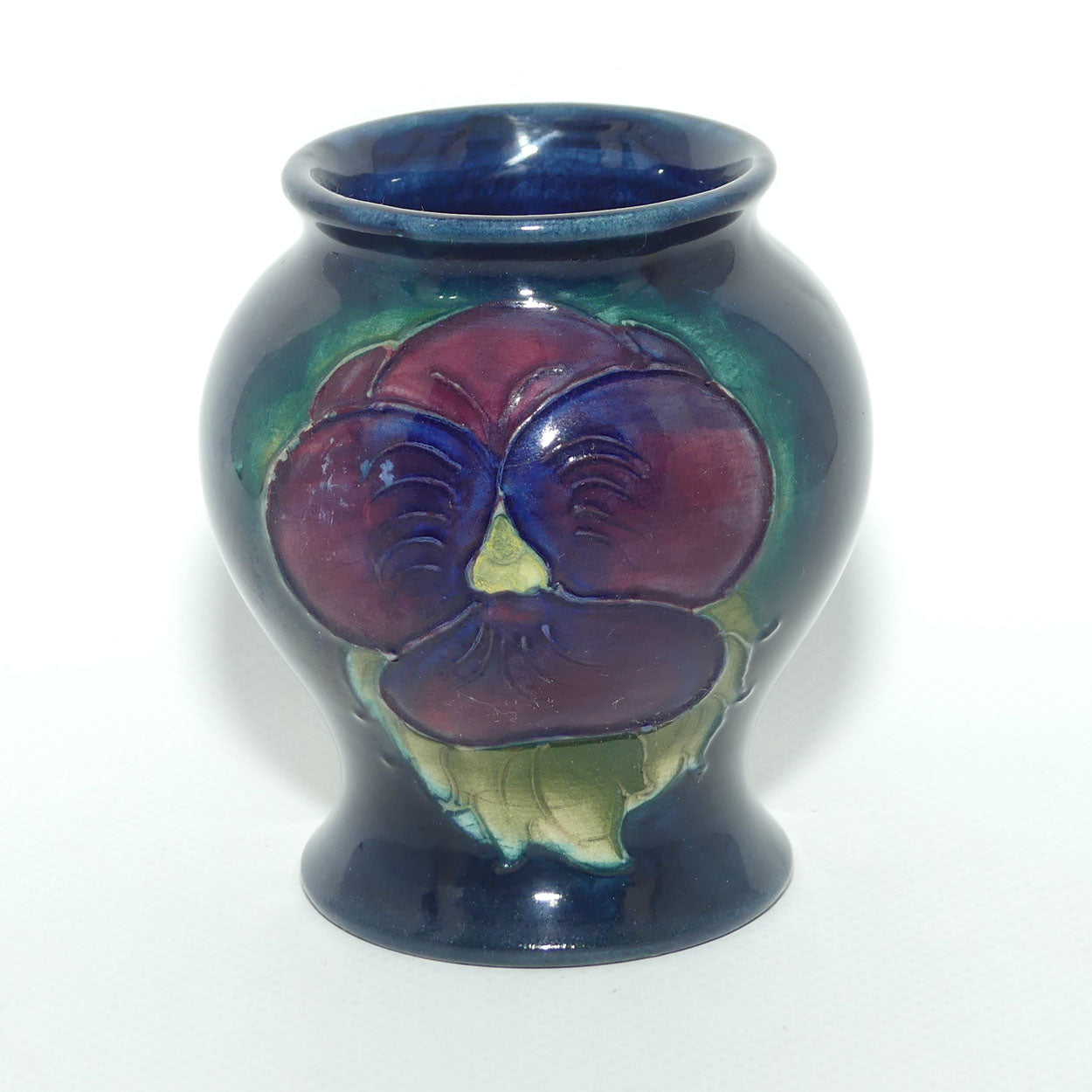 William Moorcroft Pansy small vase | #1 | Shape 146