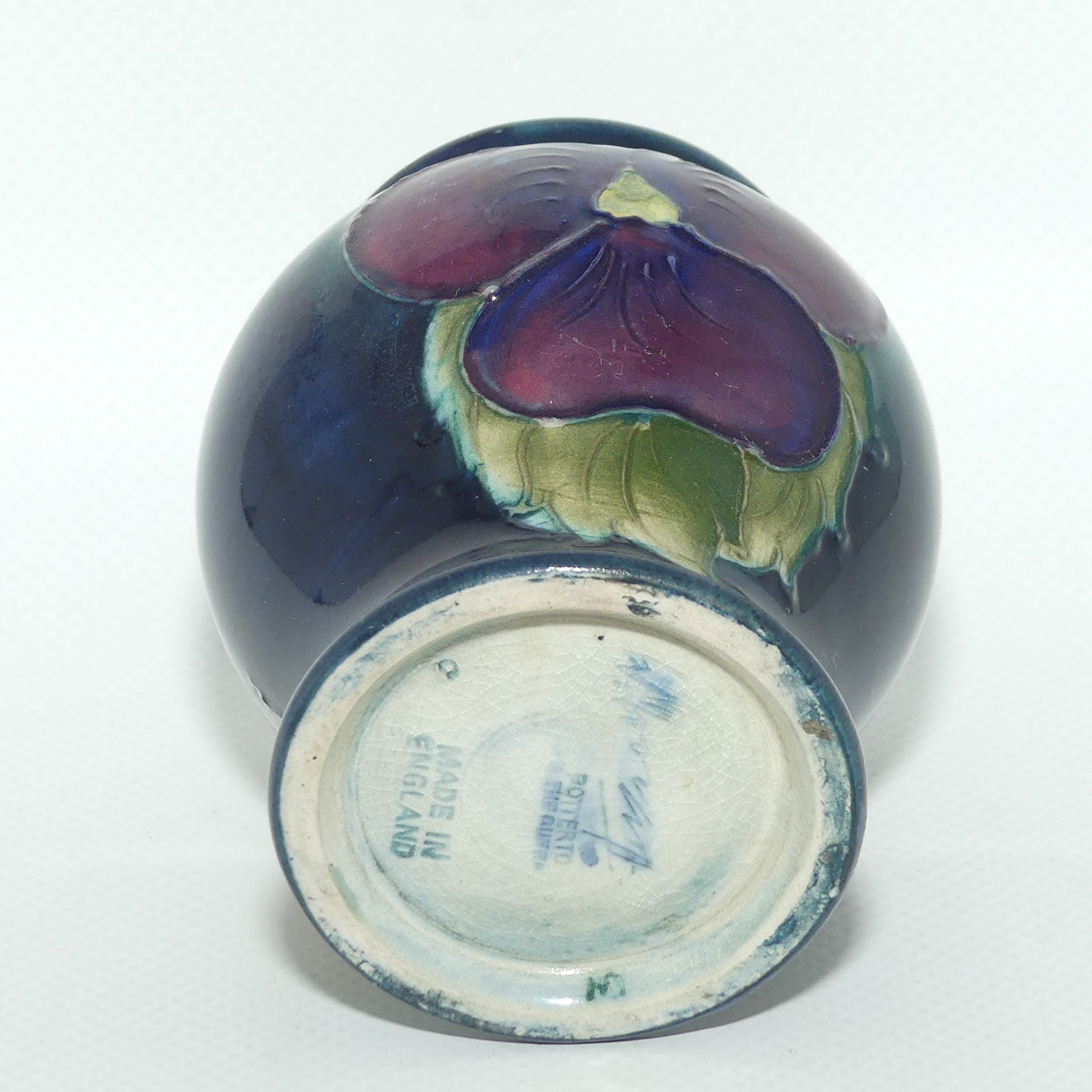 William Moorcroft Pansy small vase | #1 | Shape 146