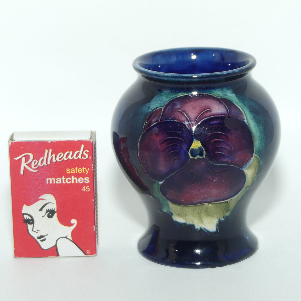 William Moorcroft Pansy small vase | #2 | Shape 146