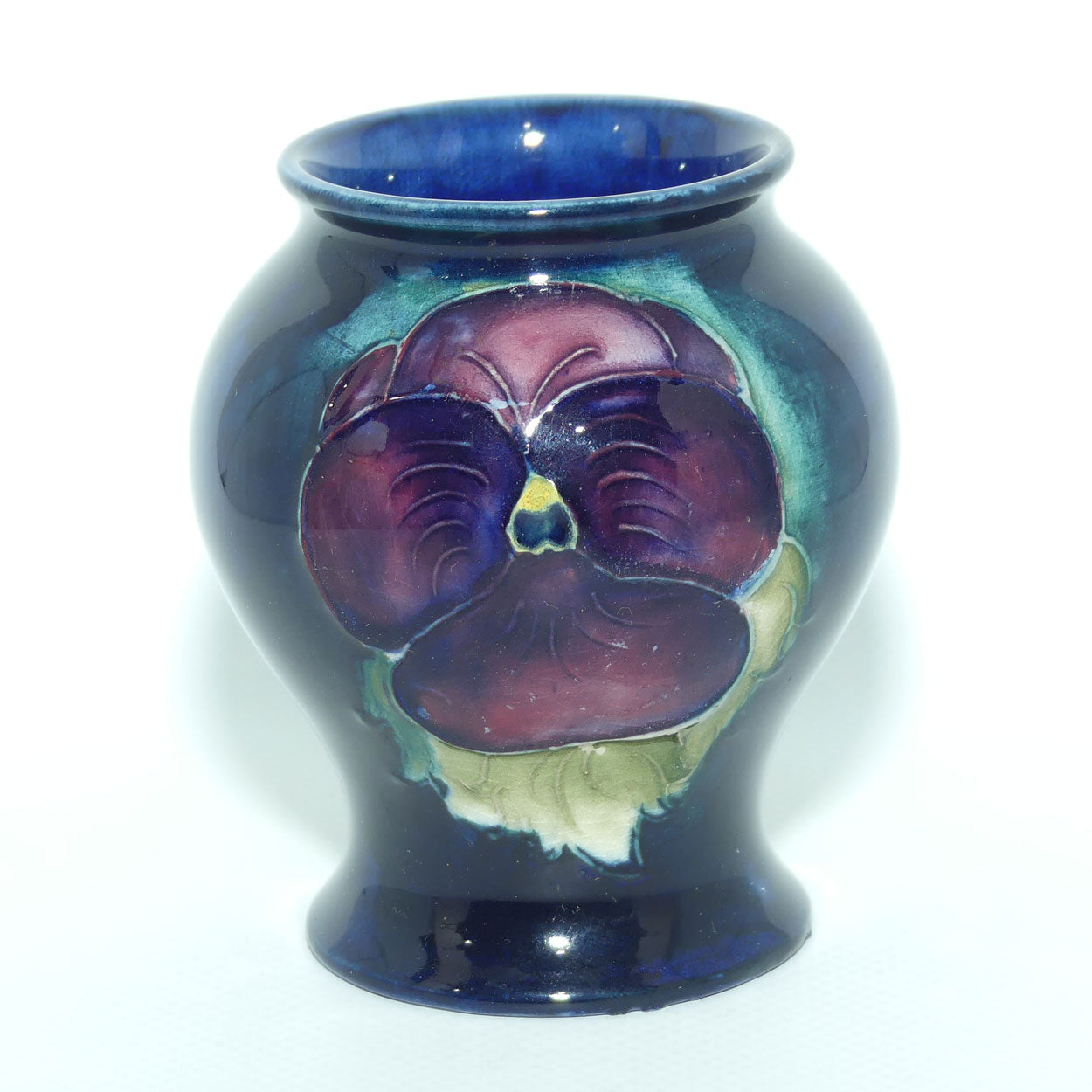 William Moorcroft Pansy small vase | #2 | Shape 146