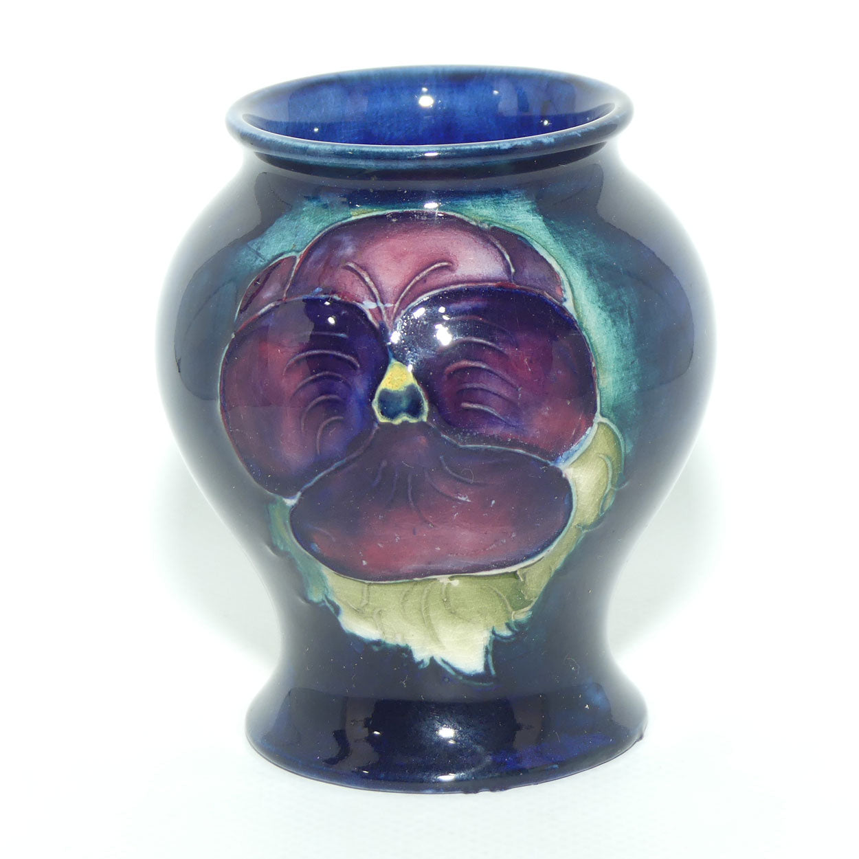 William Moorcroft Pansy small vase | #2 | Shape 146