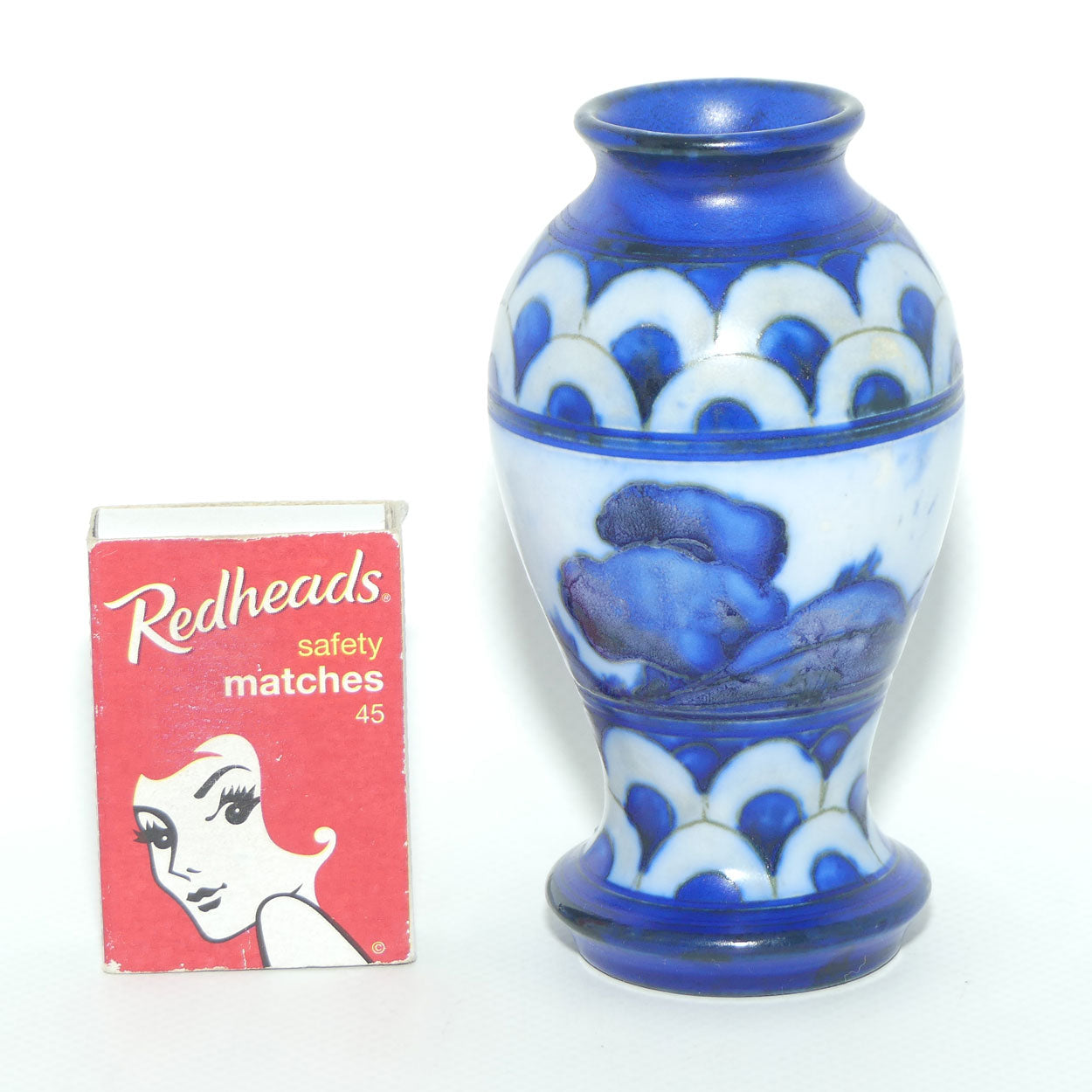 William Moorcroft Dawn miniature vase