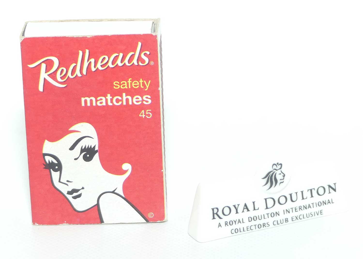 A Royal Doulton modern Lion trademark miniature display plaque