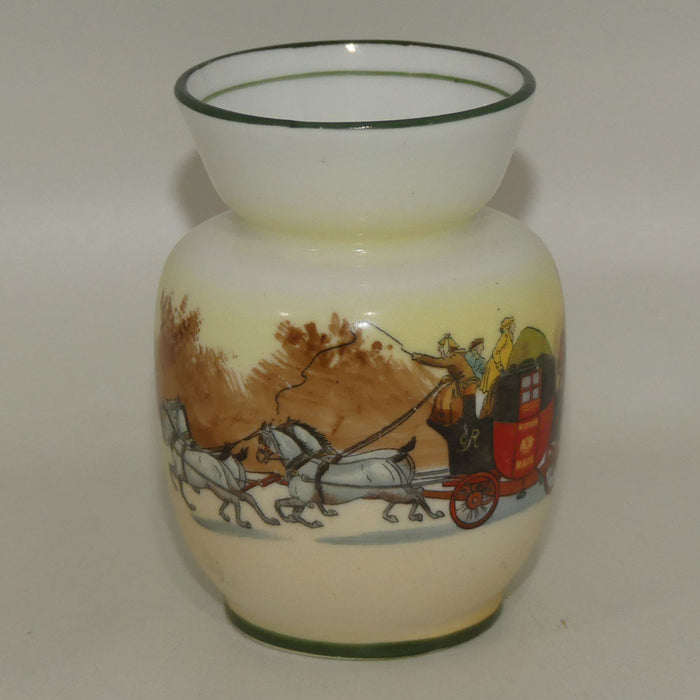 Royal Doulton Coaching Days miniature 732 vase E3804