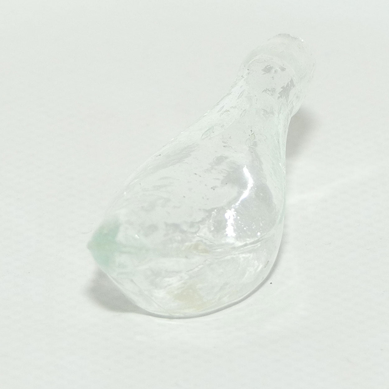 Miniature size clear glass banana shape feeder bottle | Medicine #2