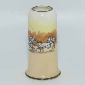 Royal Doulton Coaching Days miniature Cylindrical vase #2