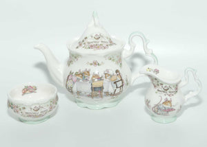 Royal Doulton Brambly Hedge Giftware | miniature 3 piece tea service