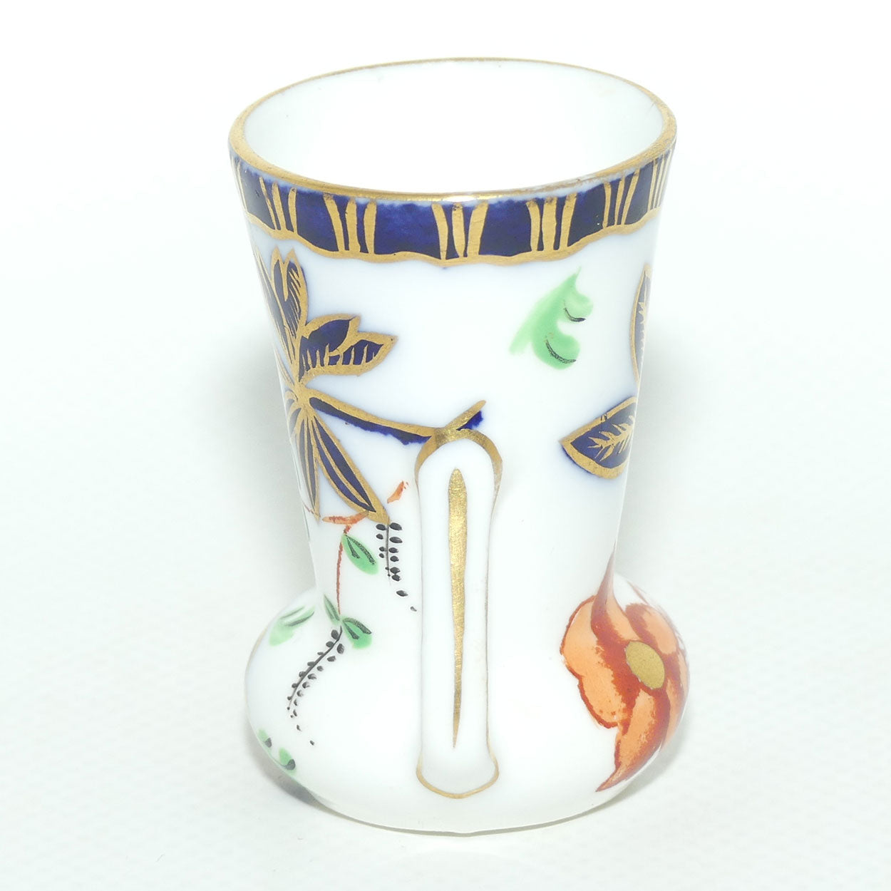 Late Foley Shelley miniature twin handle vase | Imari pattern | c.1900