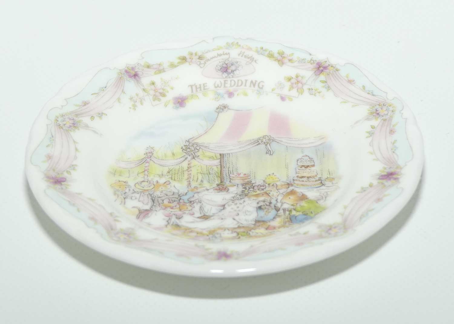 Royal Doulton Brambly Hedge Giftware | miniature trio | The Wedding