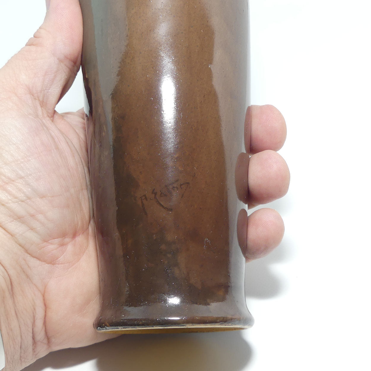 Royal Doulton hand painted Minstrel vase | Rembrandt Ware | by Arthur Eaton