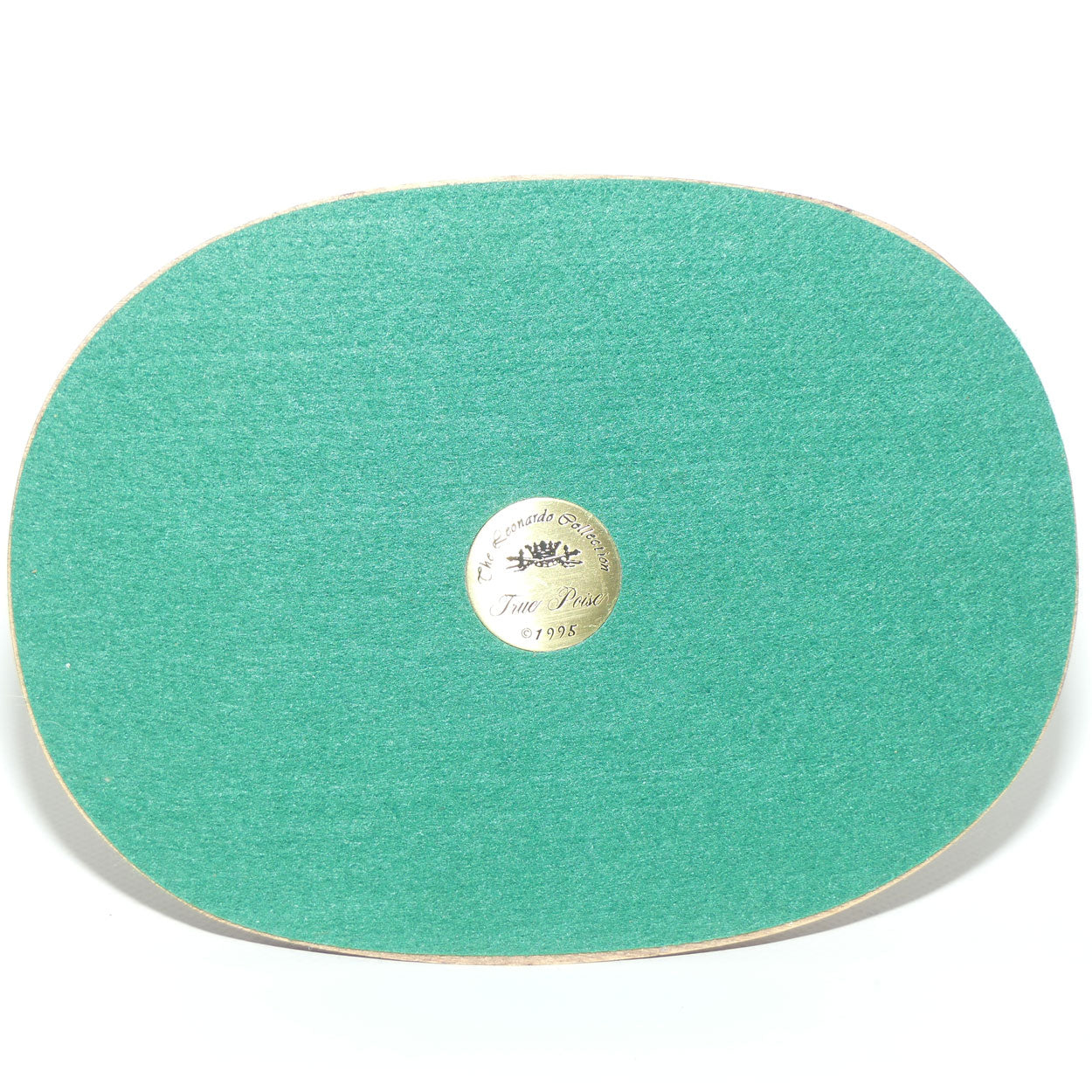 Leonardo Collection figure on wooden base | True Poise | Lady with Mirror