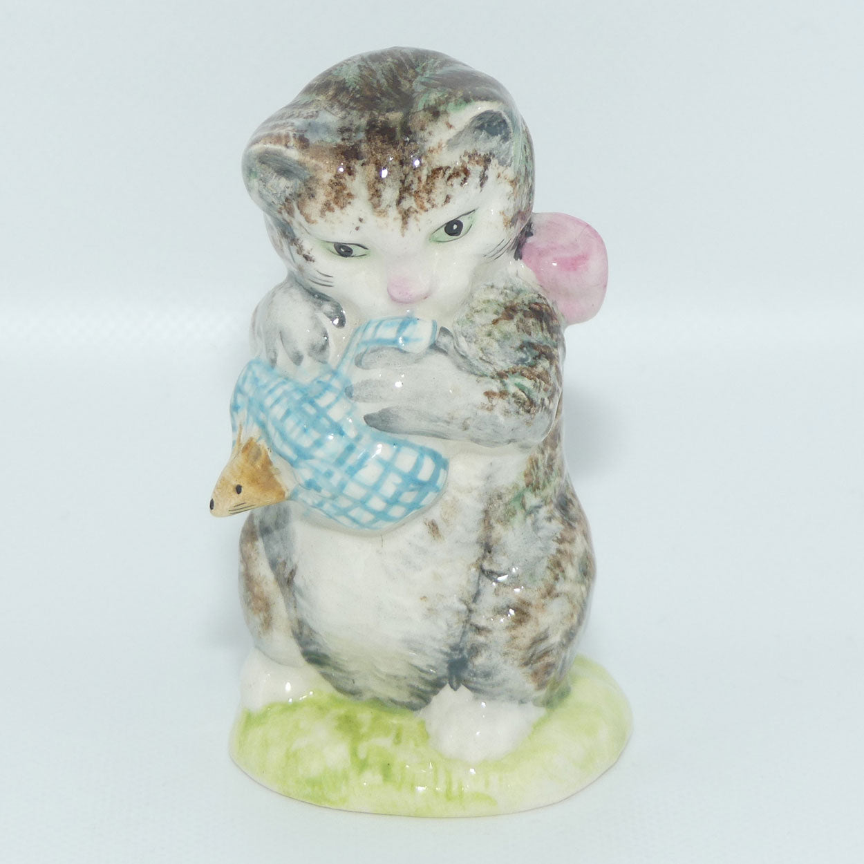 Beswick Beatrix Potter Miss Moppet | BP2a Gold Oval | #1