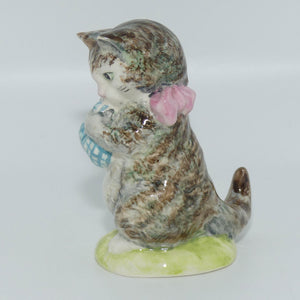 Beswick Beatrix Potter Miss Moppet | BP2a Gold Oval