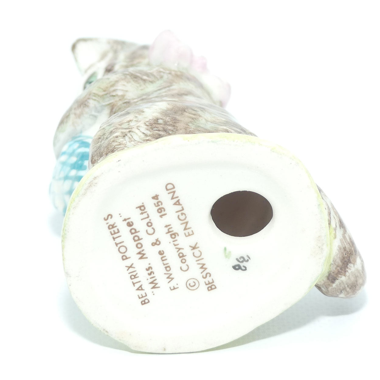 Beswick Beatrix Potter Miss Moppet | BP3b | figure only