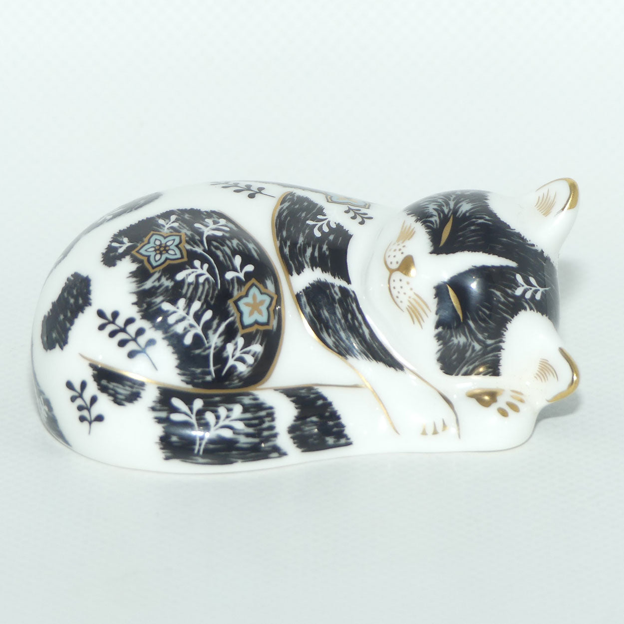 Royal Crown Derby paperweight | Misty Cat | Members Piece | boxed
