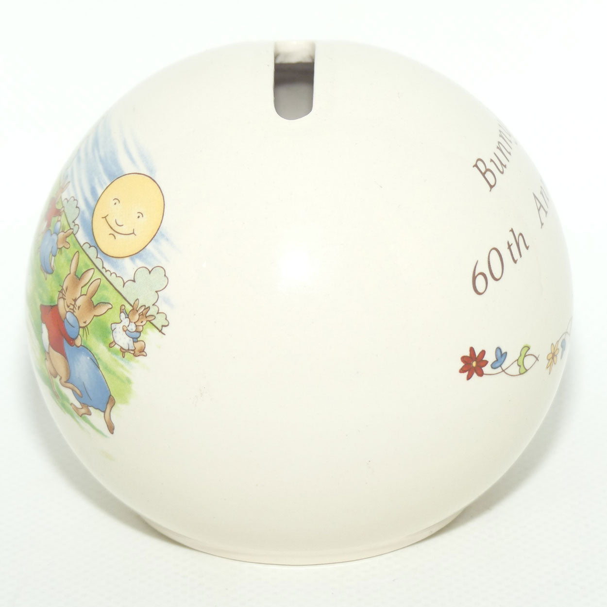Royal Doulton Bunnykins Money Ball | Dancing in the Moonlight | 60th Anniv