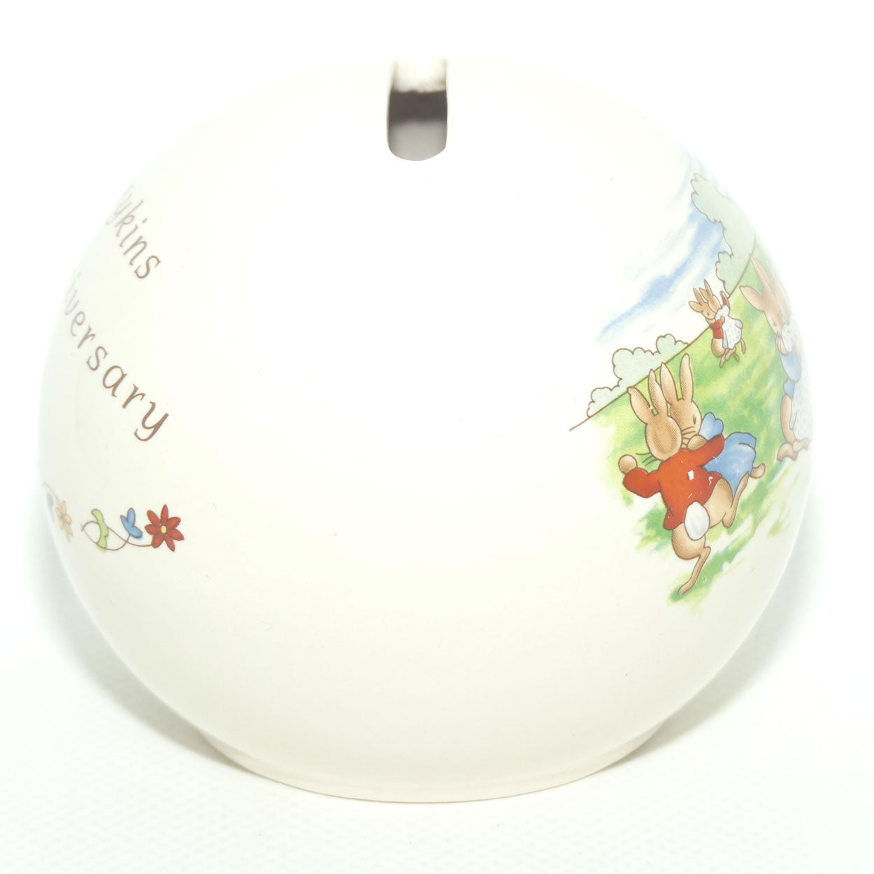 Royal Doulton Bunnykins Money Ball | Dancing in the Moonlight | 60th Anniv